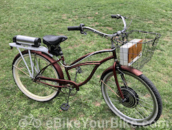Brown eBike BeachCruiser